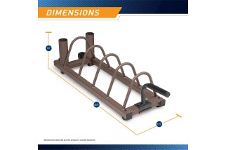 Rack de discos horizontal SteelBody STB-0130