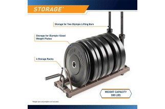 Rack de discos horizontal SteelBody STB-0130