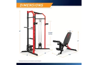 Jaula de Potencia con banco ajustable Marcy SM-7393