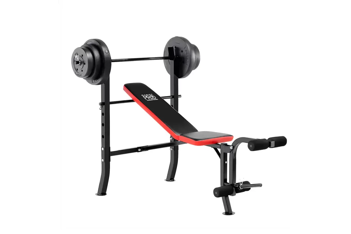 Banco Standard de Musculación con 100lbs de Carga Marcy PM-2084