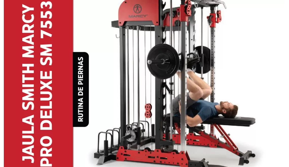 Rutina de piernas con la Jaula Smith Marcy Pro Deluxe SM-7553
